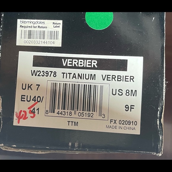 Hunter Boots Size 9 US - New with Box - Titanium Color - Verbier Lace Rain Boot - Picture 6 of 6